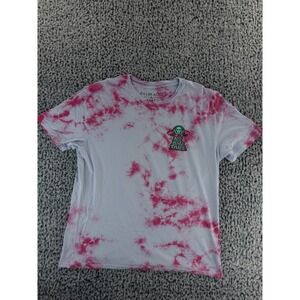 Killer Acid Limited Edition Tie Dye Alien UFO No Bad Trips T Shirt Mens Medium